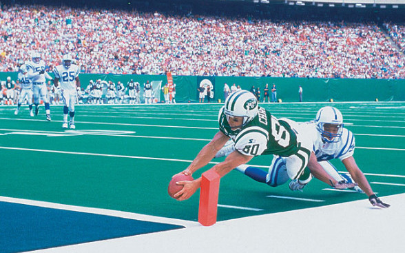 Wide Receiver Legend from the New York Jets